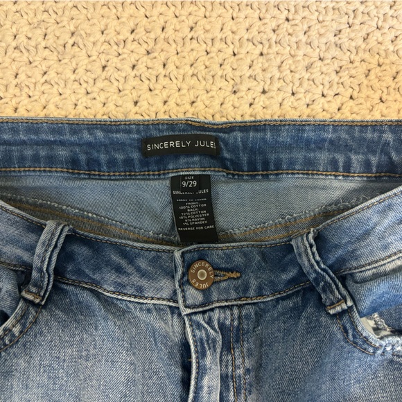 Sincerely jules shorty ripped shorts⚡️⚡️ - Picture 3 of 3